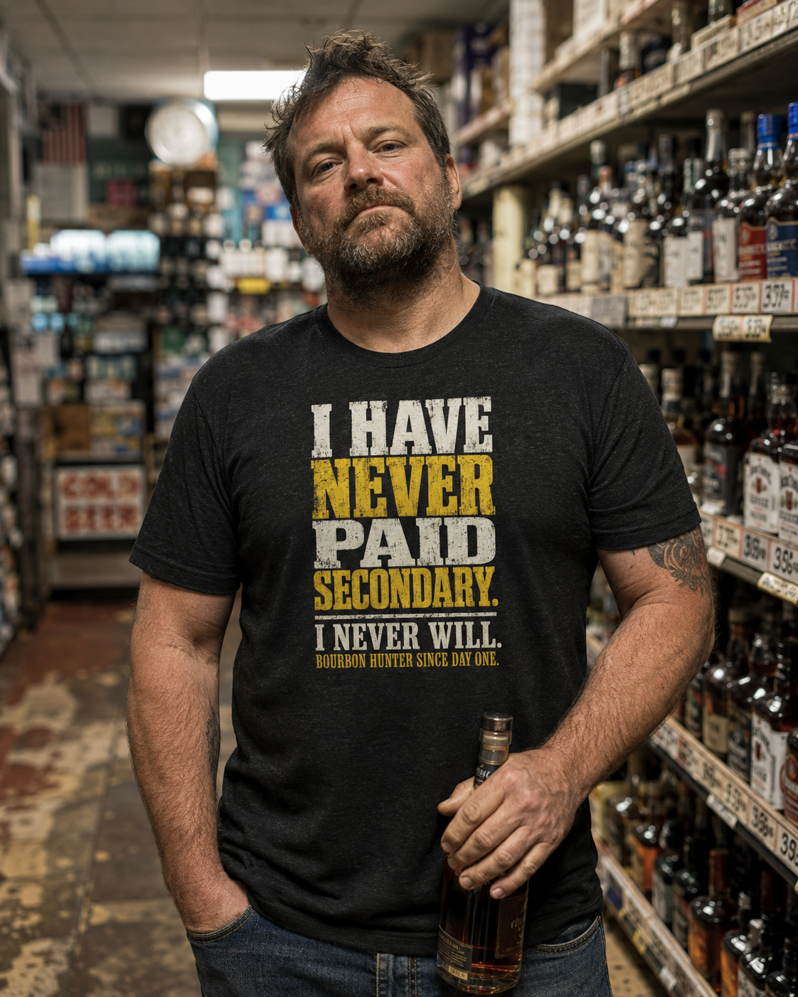 Never Pay Secondary Bourbon Hunter