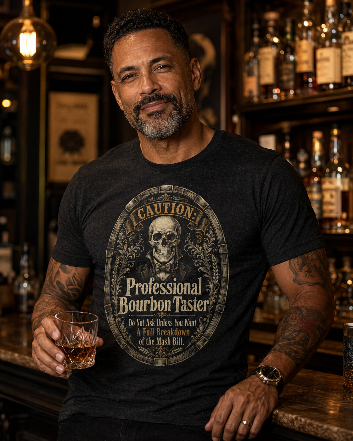 Professional Bourbon Taster - Skull